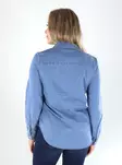 Vero Moda VMBUMPY LS LOOSE medium blue shirt - Women's shirts and blouses - 141504 - 2