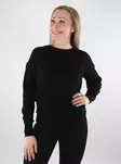Vero Moda women's sweater Newverena Backdetail black - Women's knitwear - 137684 - 2
