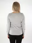 Vero Moda women's sweater Happyshine 2Way l.grey/silver - Women's long sleeved shirts - 137274 - 4