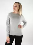 Vero Moda women's sweater Happyshine 2Way l.grey/silver - Women's long sleeved shirts - 137274 - 2