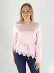 Vero Moda Shirt LS LACE TOP cherry blossom - Women's long sleeved shirts - 141374 - 1