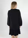 Vila women's sweatshirt dress O-Neck black beauty - Dresses and tunics - 140084 - 2