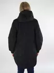 Vila Lightweight quilted coat hooded black - Women's light winter jackets - 136594 - 3