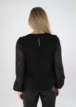 Vila women's shirt O-Neck black - Women's long sleeved shirts - 138874 - 2