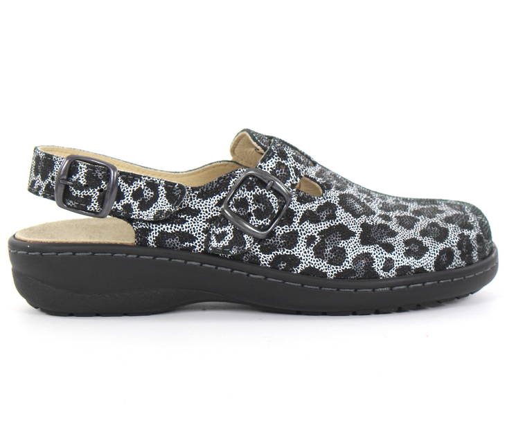 Belvida Work Shoes 30524, Black/leopard - Women's work shoes - 126014 - 1
