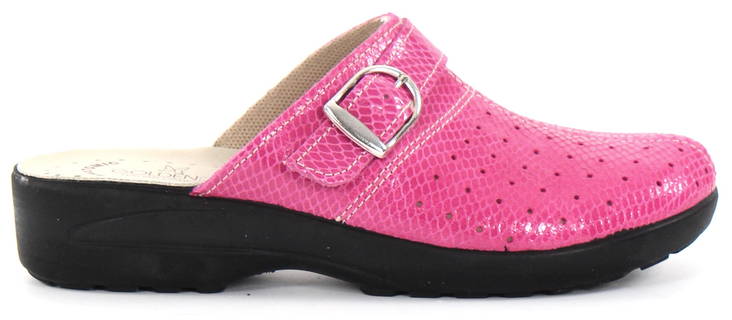 Golden Fit Mules 616 C high-gloss fuchsia - Women's work shoes - 125434 - 1