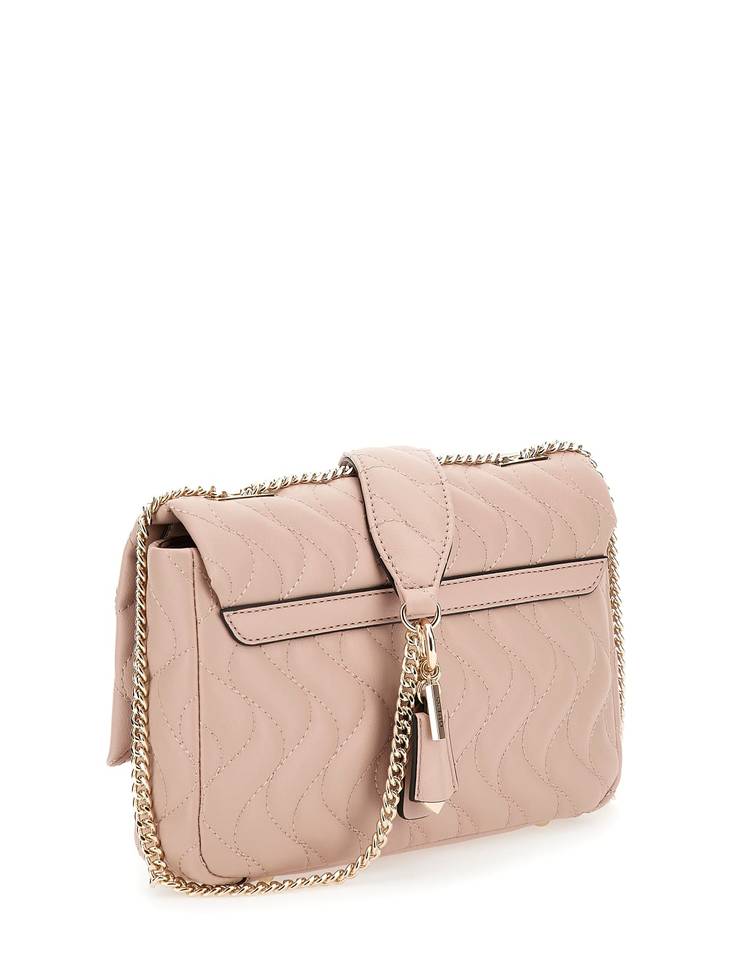 Crossbody Bag Guess Tasche Beige Rosa Guess Tasche Rose Gold