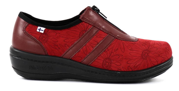 Ilves Walking Shoes 10 XXL-last, Red - Women's walking shoes - 130564 - 1
