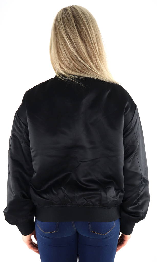 JJXX Bomber Jacket Satin black - Stilettoshop.eu webstore