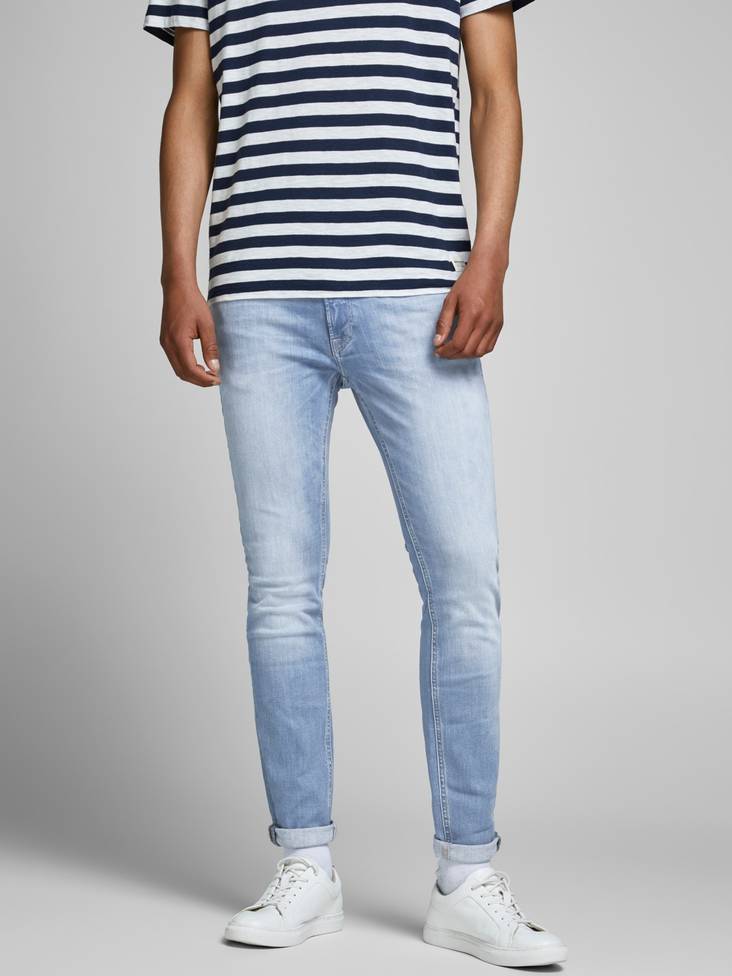 Jack&Jones Skinny fit Jeans Liam light blue - Men's jeans - 127894 - 1