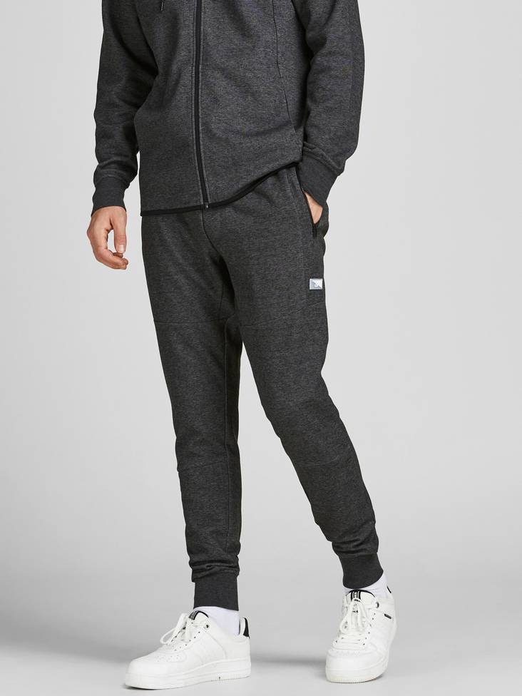 Jack&Jones Sweatpants Will dark grey melange - Men's trousers - 134744 - 1