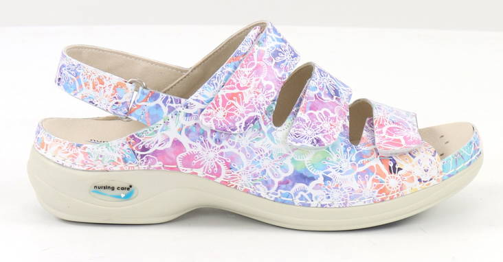 Nursing Care Machine Washable Sandals Leather Fantasy - Women's work shoes - 129904 - 1