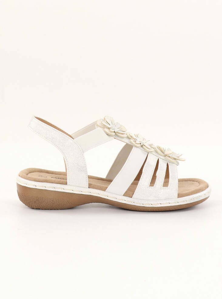 Migant women's sandals A922-114 silver white - Migant women`s sandals - 136144 - 1