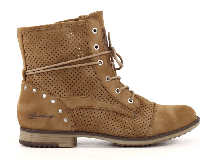 Mustang Ankle Boots 1382-501-307 Cognac - Women's ankle boots - 128654 - 1