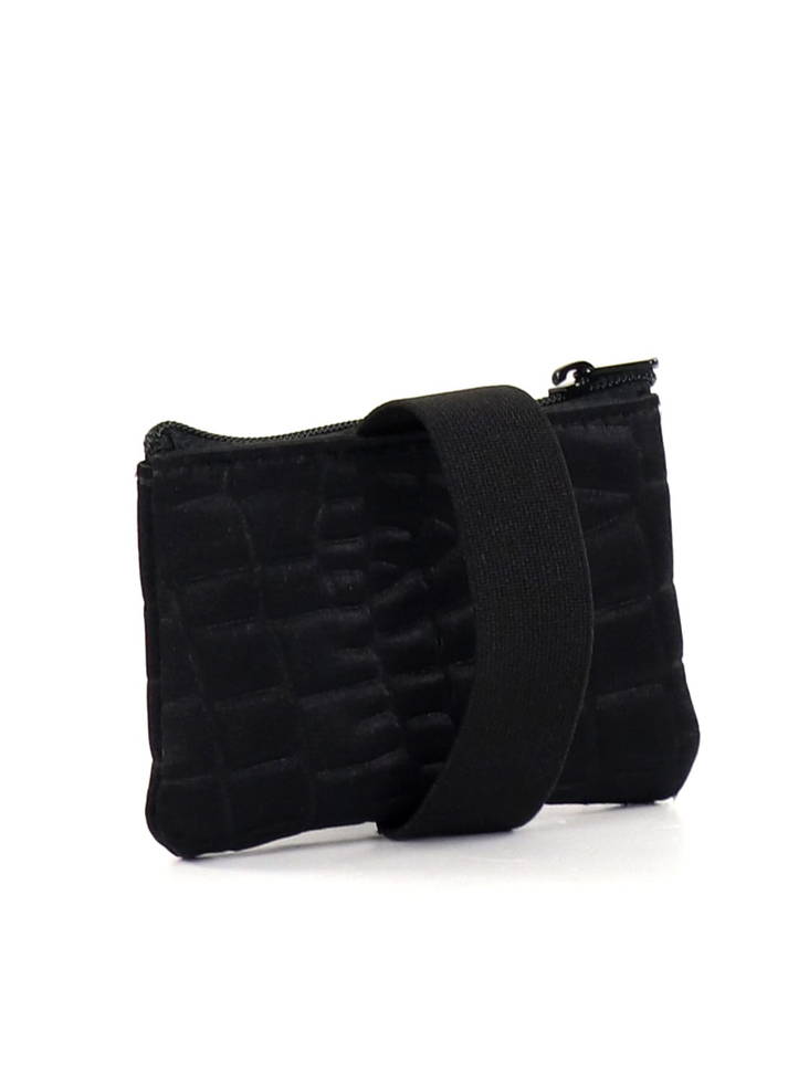 Nabo K538 wrist purse black / crocodile pattern - Wallets - 134864 - 1