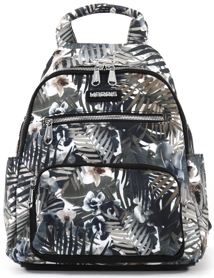 Nabo Backpack Marris NK2217 green flower - Handbags - 133334 - 1