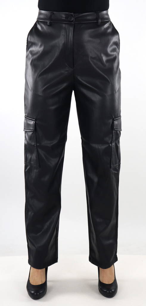Only Pants Kim faux cargo black - Women's trousers - 134314 - 1