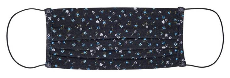 Only Fabric Mask Hope, dark blue/blue ditsy - Women's scarfs - 127874 - 1