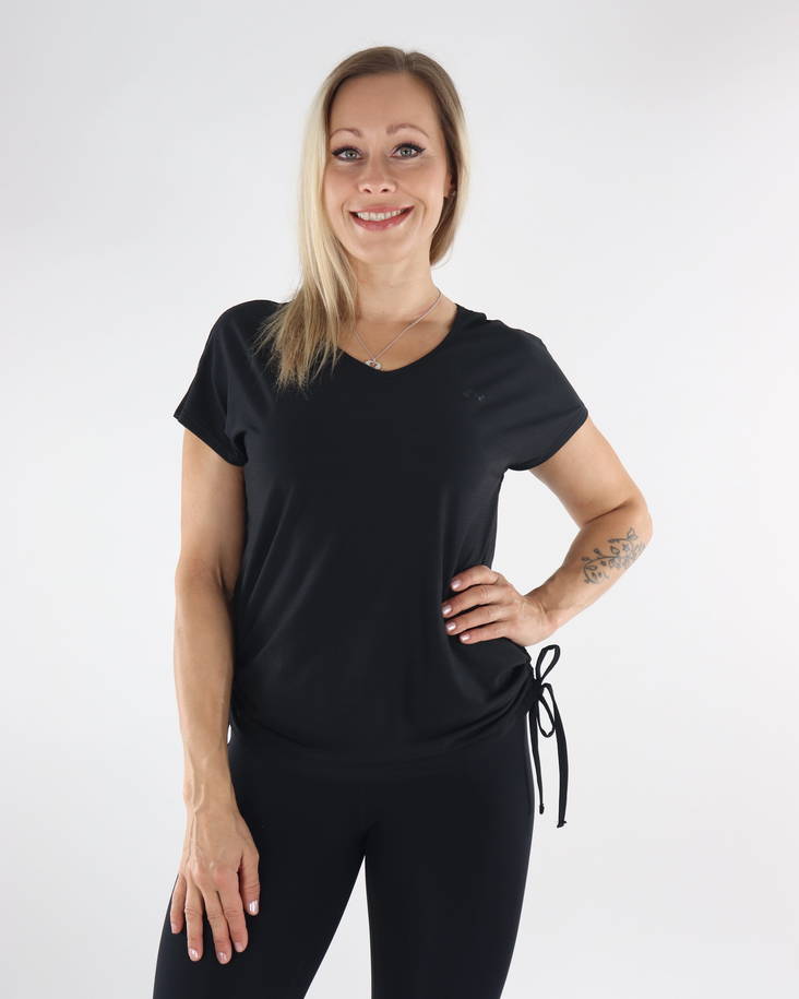 Only Play Train black t-shirt - Women's sports tops - 134194 - 1