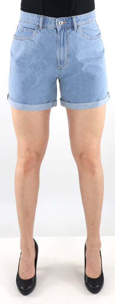 Only Shorts hw mom light blue - Women's shorts and capris - 133704 - 1