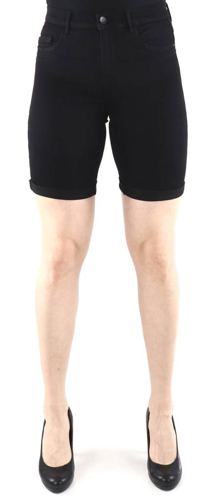 Only Women's Shorts Rain life mid long, Black - Women's shorts and capris - 130794 - 1