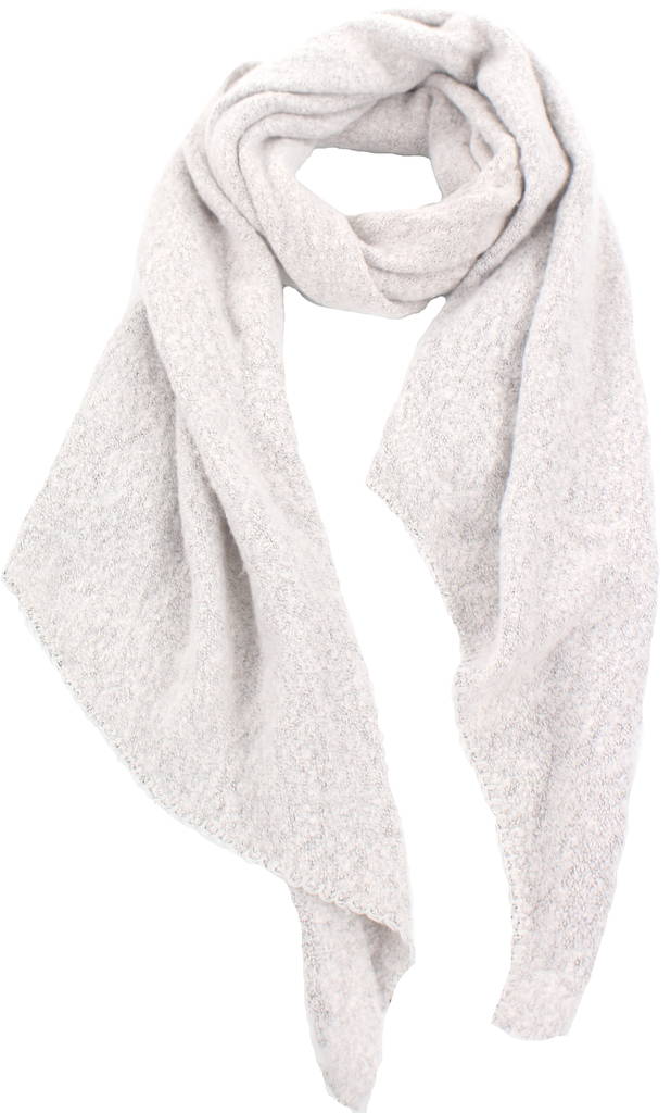 Pieces light gray, soft Scarf Pyron long moonbeam - Women's scarfs - 126924 - 1