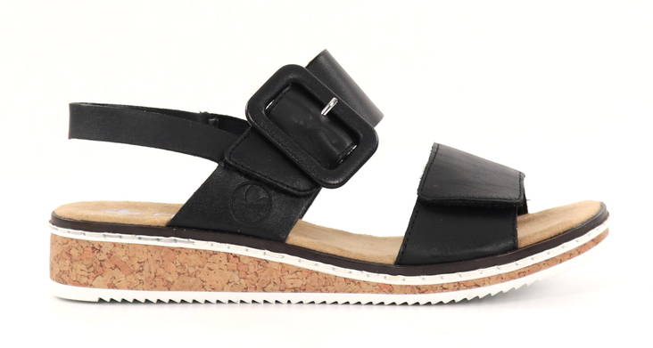 Rieker women's sandals V3667-00 black - Rieker women`s sandals - 135394 - 1