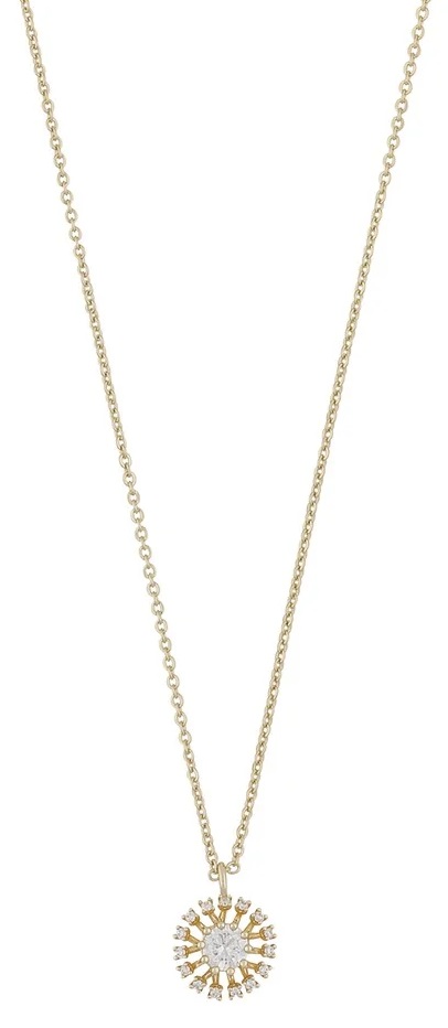 Snö of Sweden Necklace Wiz pendant g/clear - Necklaces - 134994 - 1