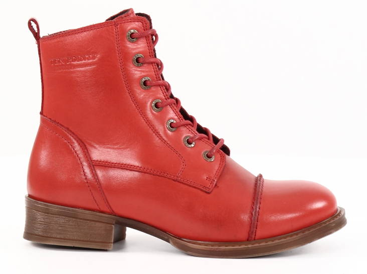 Ten Points Pandora Combat Boots 60166, Red webstore