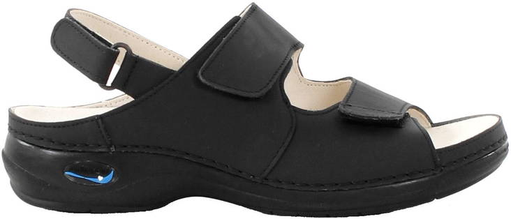 Nursing Care Machine washable sandals WG911 black - Women's work shoes - 112324 - 2
