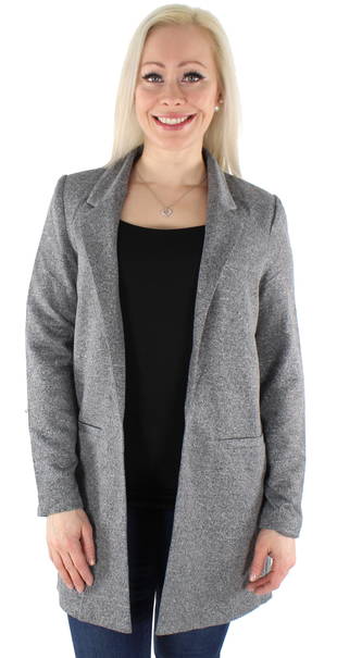 Guinness Maryanne Jones Hælde Vero Moda Blazer Janey long, Dark Grey - Stilettoshop.eu webstore