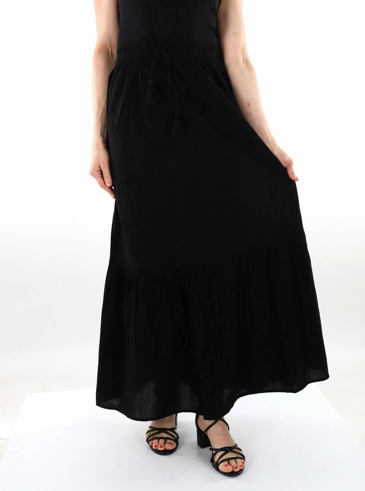 Vero Moda Maxi skirt Pretty HW black - Skirts - 136024 - 1