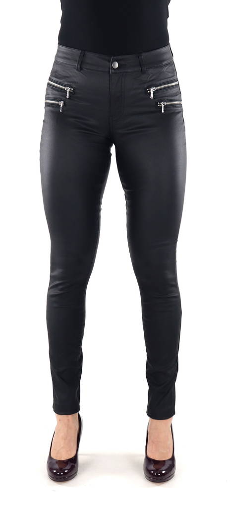Vero Moda Seven Coat Zip women's pants black - Women's trousers - 134804 - 1