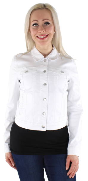 vero moda white denim jacket