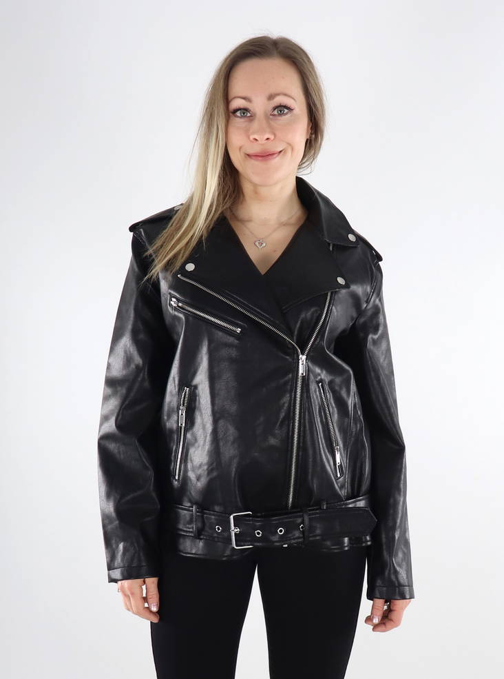 Women's jacket Vero Moda Coated black - Women's leather- and pu-jackets - 135444 - 1