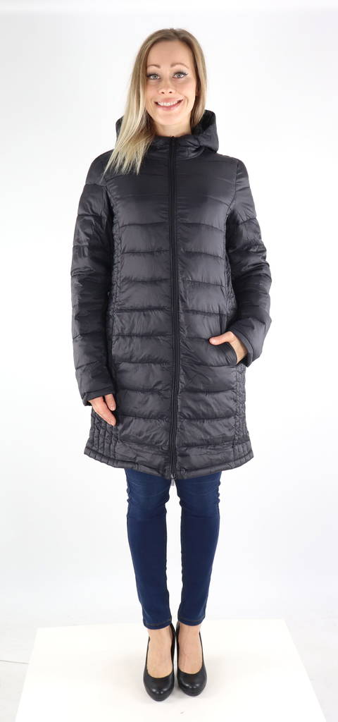 Vila Lightweight Quilted Coat Sibiria new, black - Women's light winter jackets - 131984 - 1