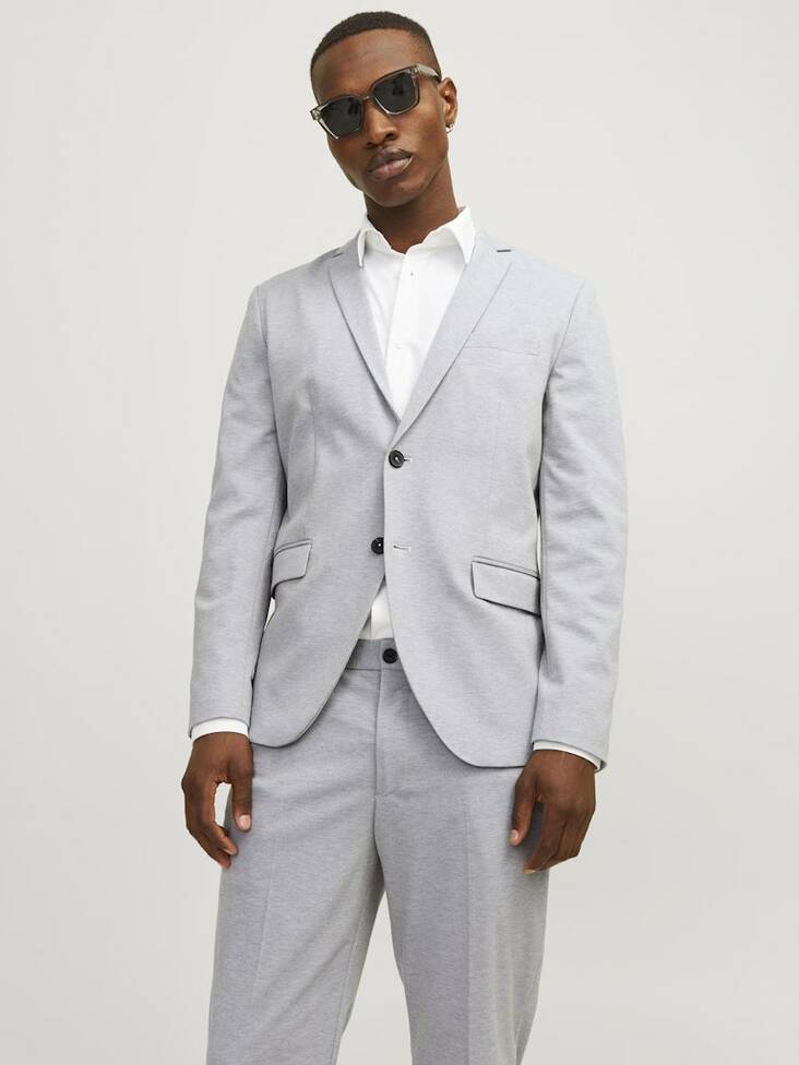 Jack&Jones men's blazer Jones Stretch harbor mist - Men's suits - 136304 - 1