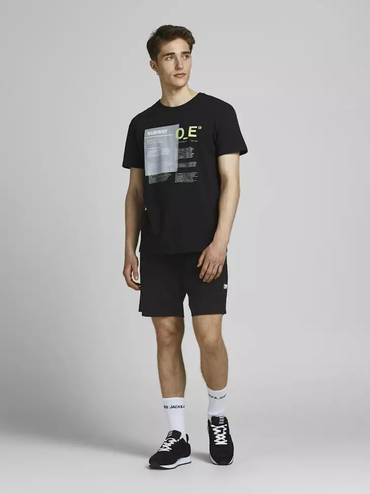 Jack&Jones men's sweatshorts black - Men's shorts and capri - 136364 - 1