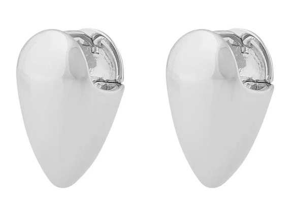 Snö of Sweden Earrings Aero short silver - Earrings - 136704 - 1