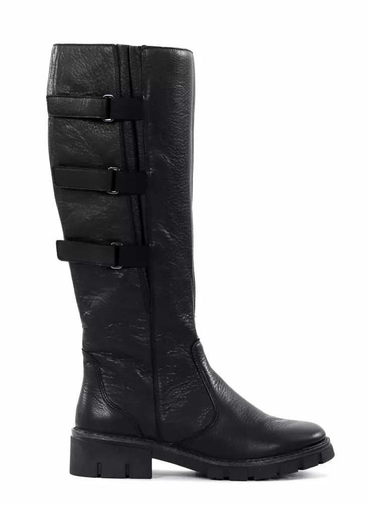Ara women's leather boots with L-shaft 12-23107 black - Women's boots - 136944 - 1