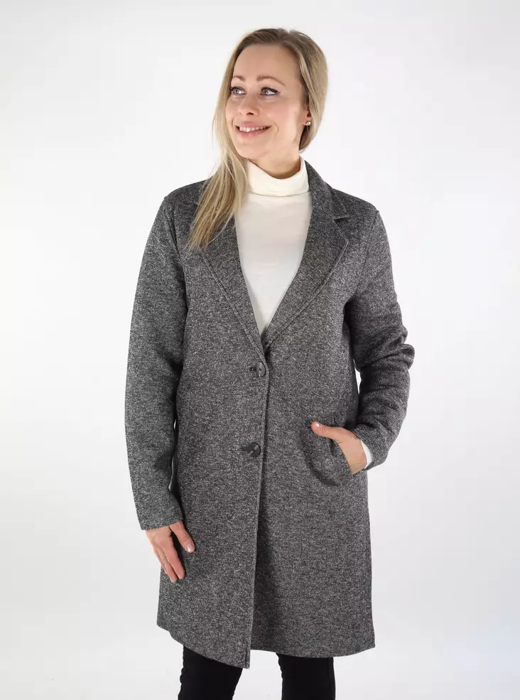Only women's Coat dark grey - Women's light jackets - 136994 - 1