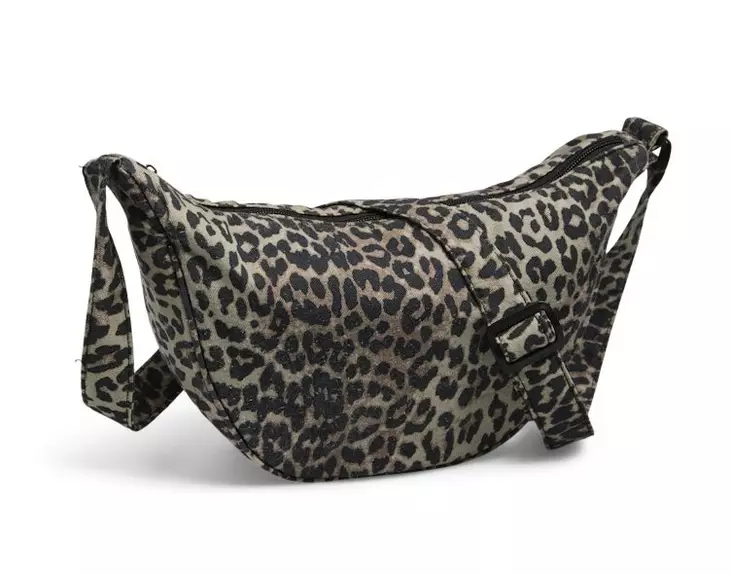Pieces leopard print shoulder bag black/leo - Handbags - 137994 - 1
