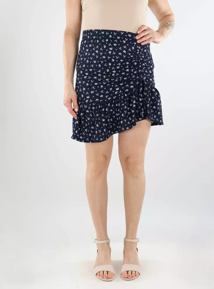 Only floral skirt night sky/ann flower - Skirts - 138264 - 1