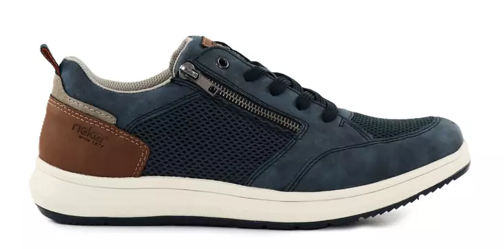 Rieker men's wide-last sneakers 16901-14 blue - Men's sneakers - 138374 - 1