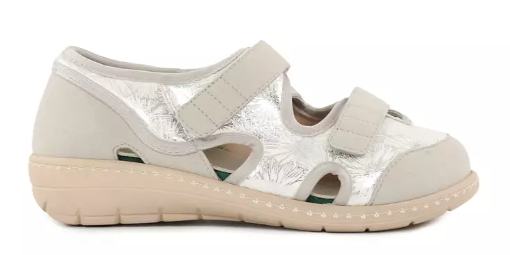 Podowell orthopedic sandals Genny argent - Women's sandals - 138704 - 1