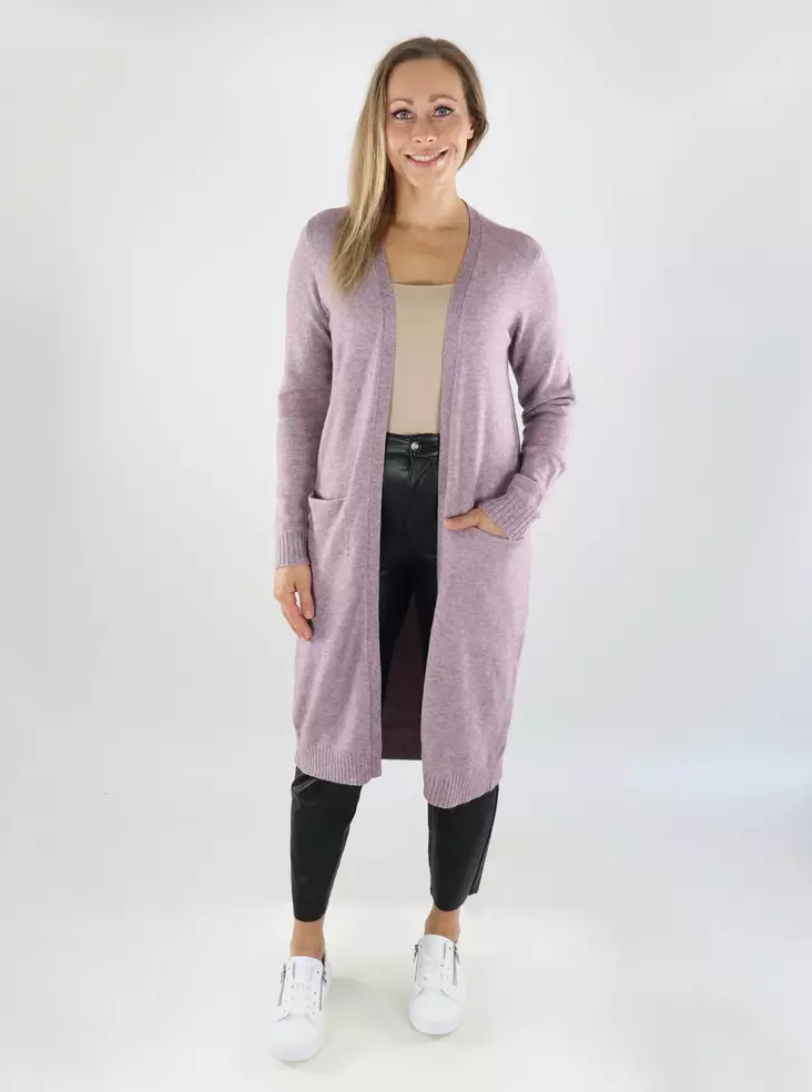 Vila women's long cardigan Long toadstool - Women's knitwear - 138944 - 1