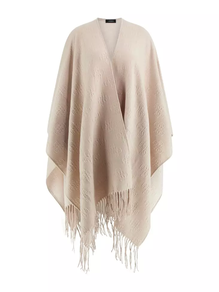 Guess Poncho AW5421POL03 WHI beige - Women's capes and ponchos - 139114 - 1