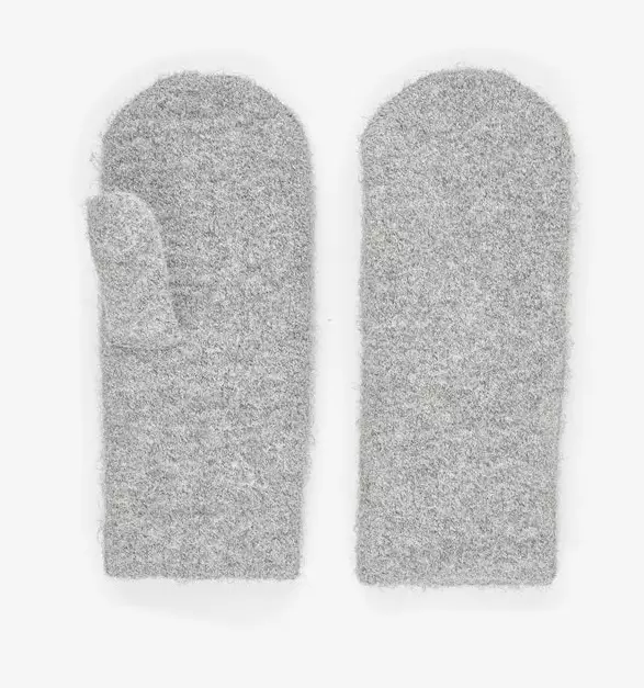 Pieces Mittens light grey - Women's beanies and gloves - 139224 - 1