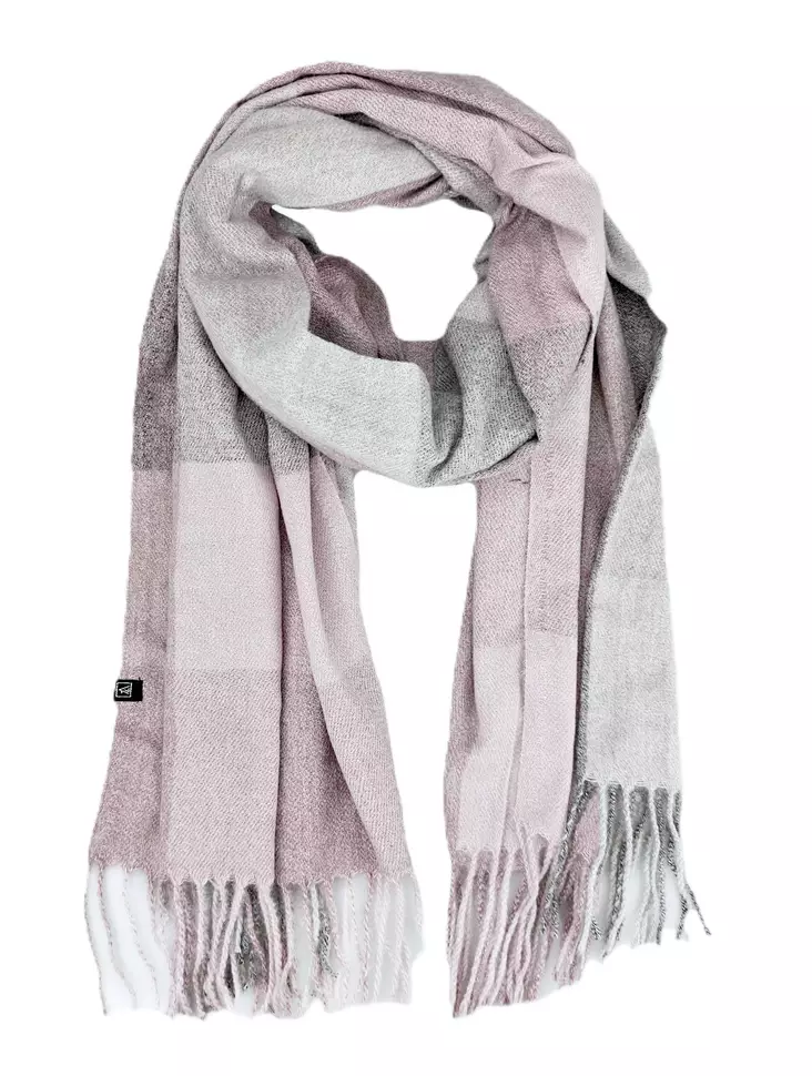 Veniz Scarf 63363 grey pink - Women's scarfs - 139854 - 1