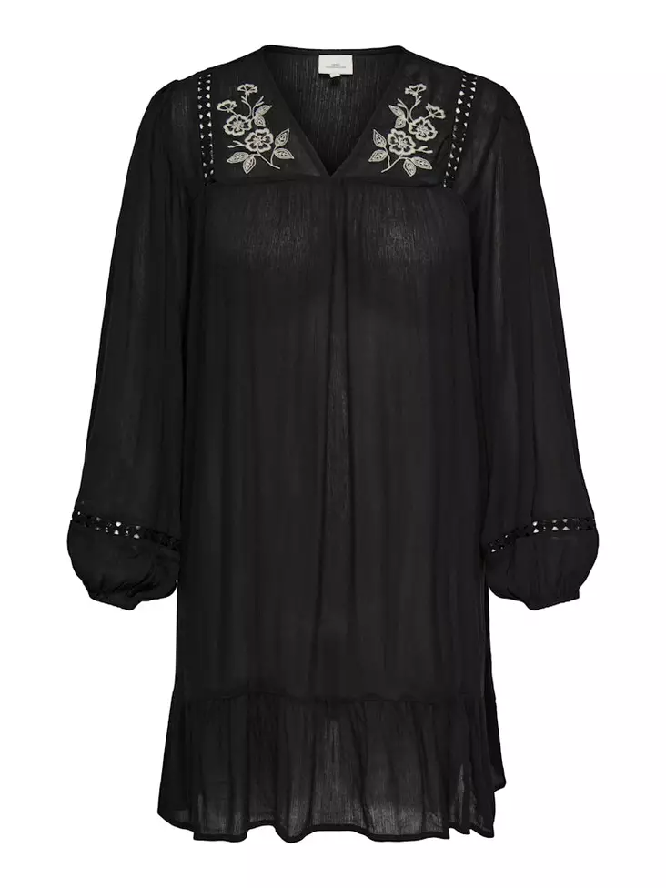 Only Carmakoma plus size tunic V-Neck Tunic Dress black/island fos - Dresses and tunics - 140144 - 1